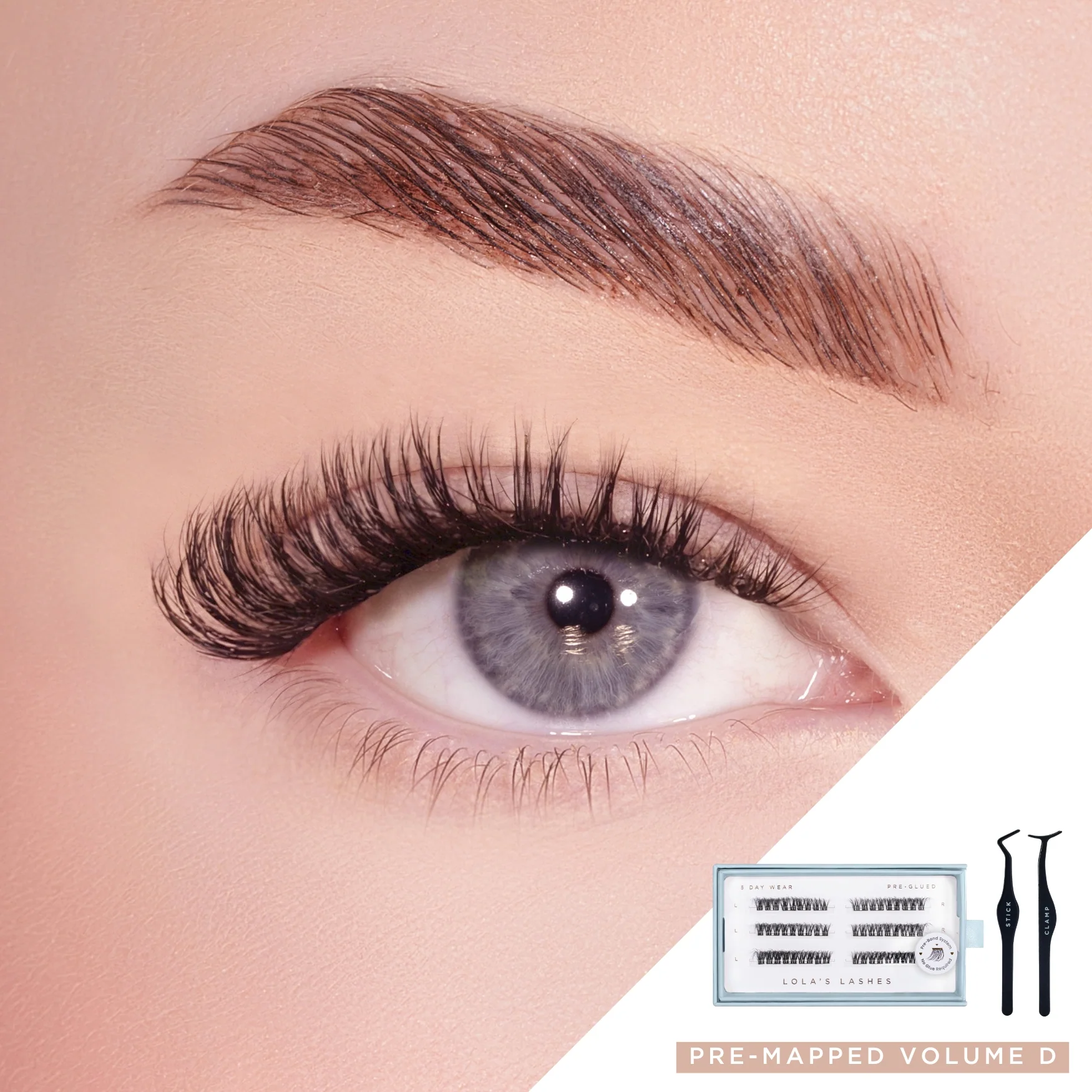 Volume D Pre-mapped Pre-Glued Lashes Set - Image 4
