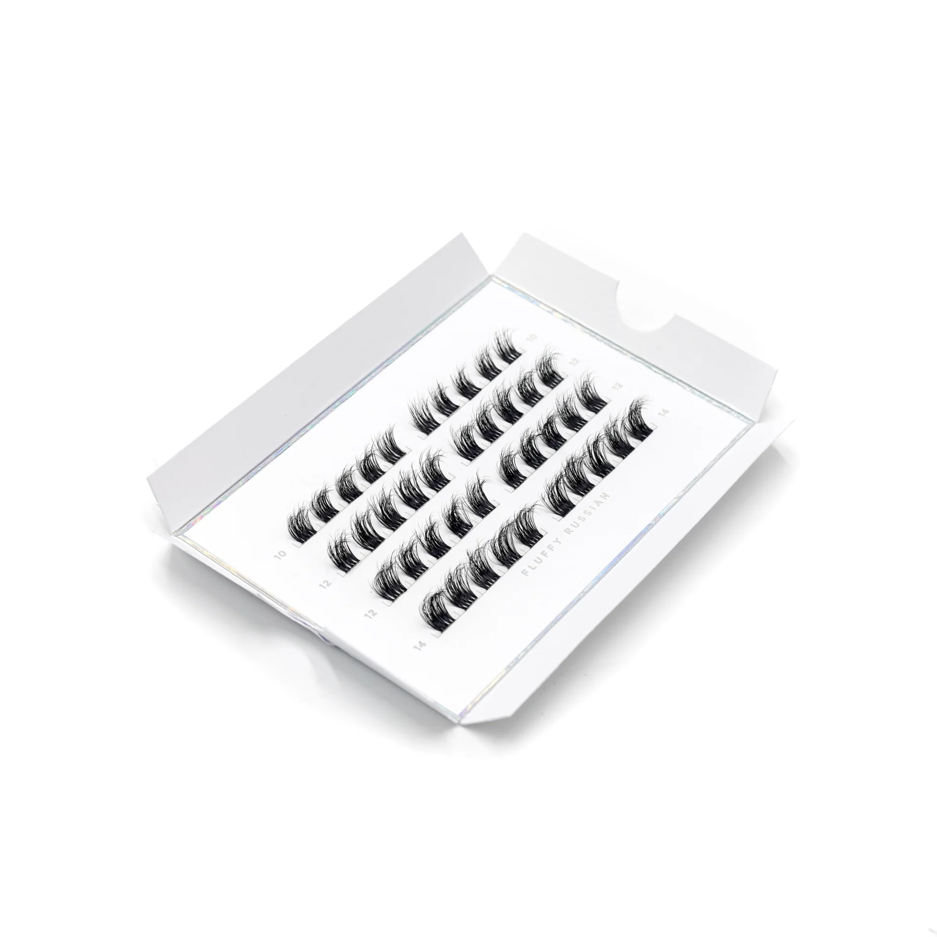 Fluffy Russian Mixed Length DIY Cluster Lashes - Image 6