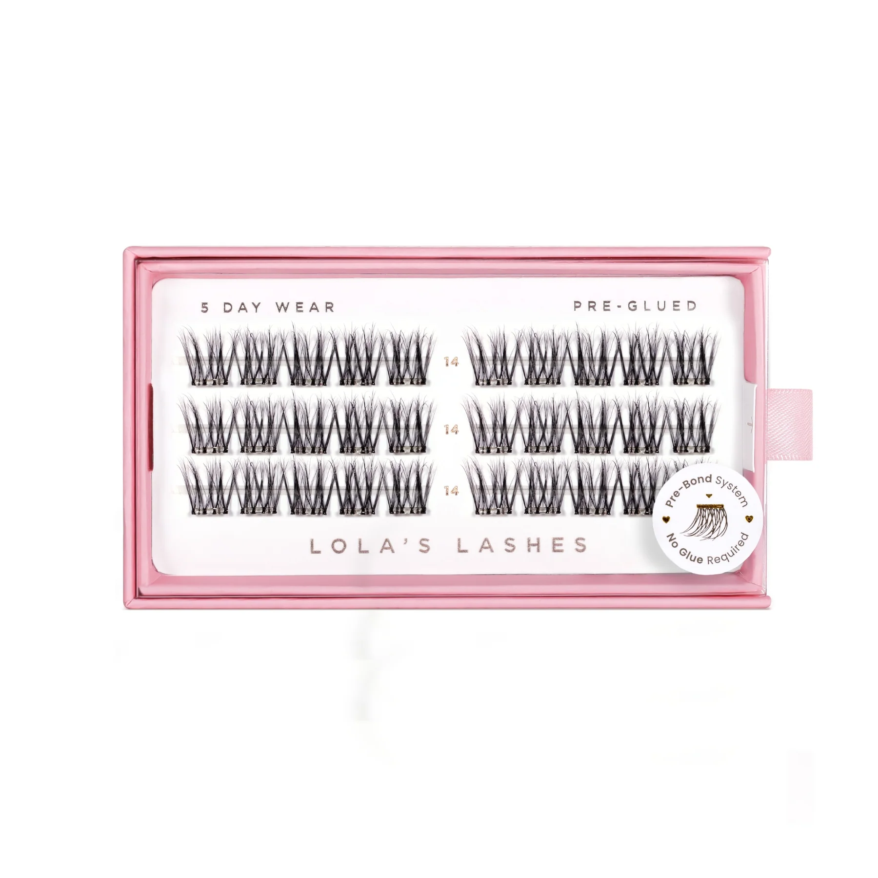 Soft Classic Single Length Pre-Glued Lashes - Image 3