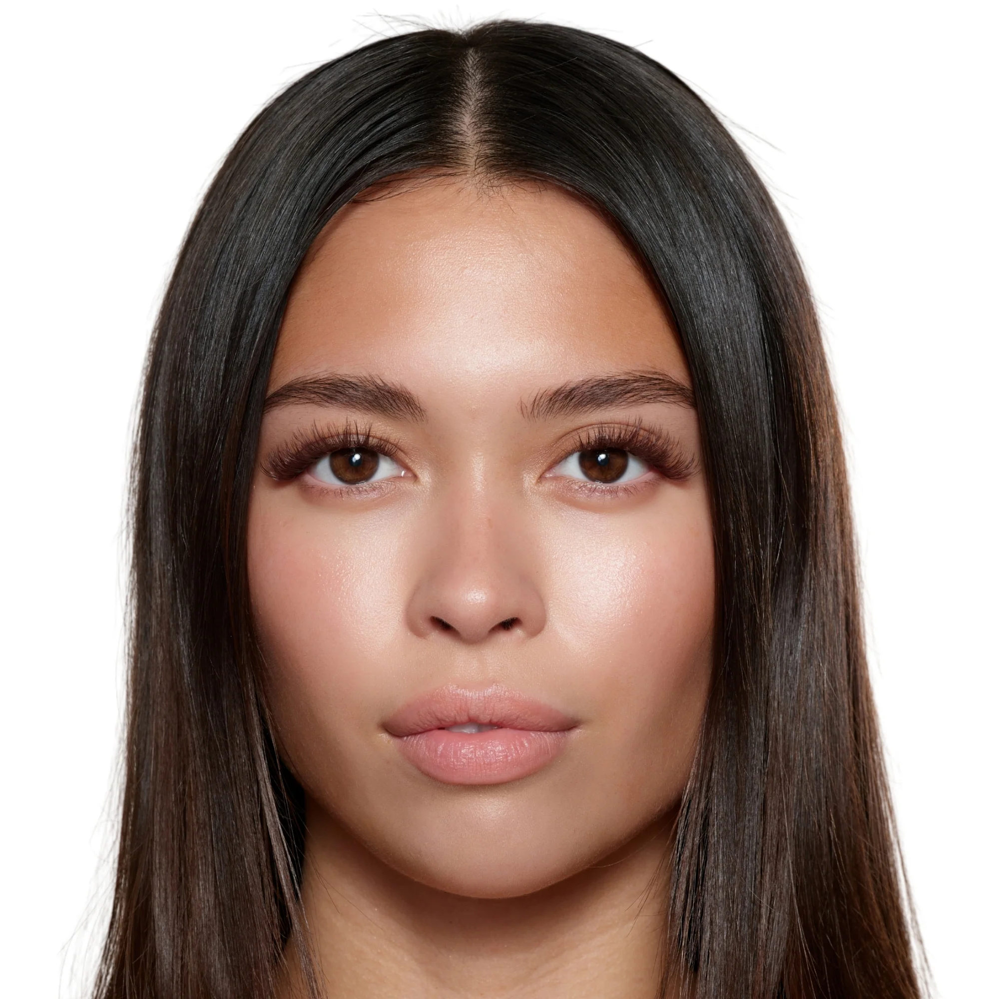 Soft Cocoa Brown Pre-Glued Lashes Set - Image 4