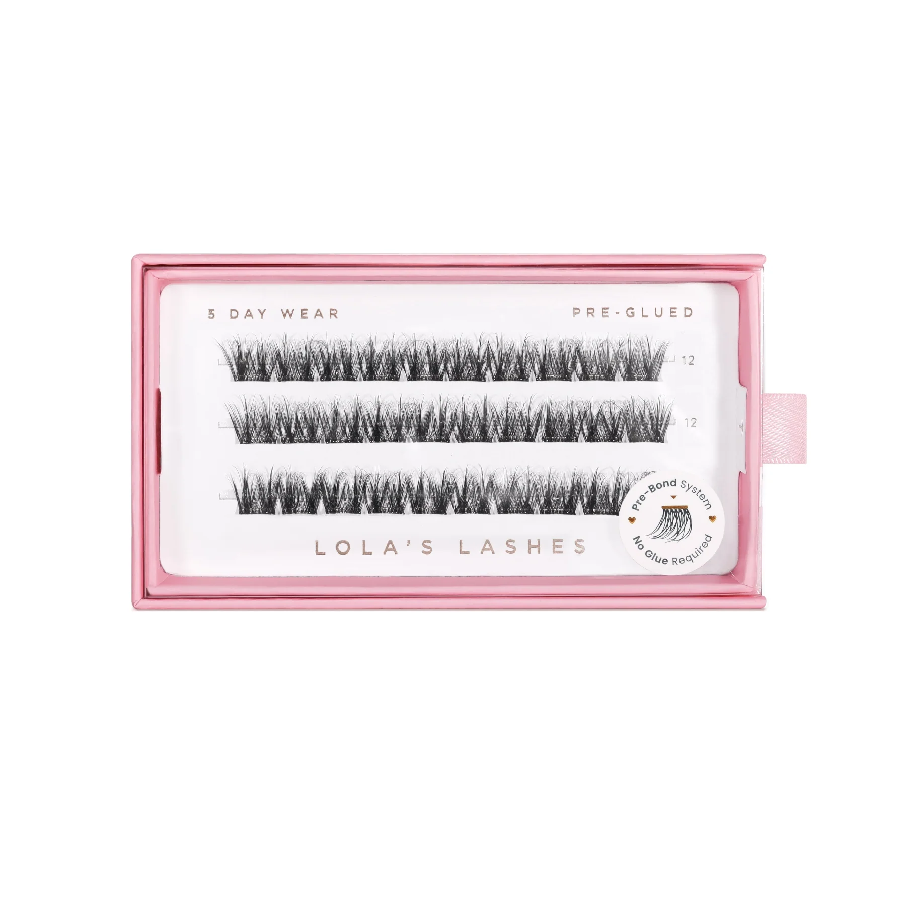 Soft Definition Single Length Pre-Glued Lashes - Image 2