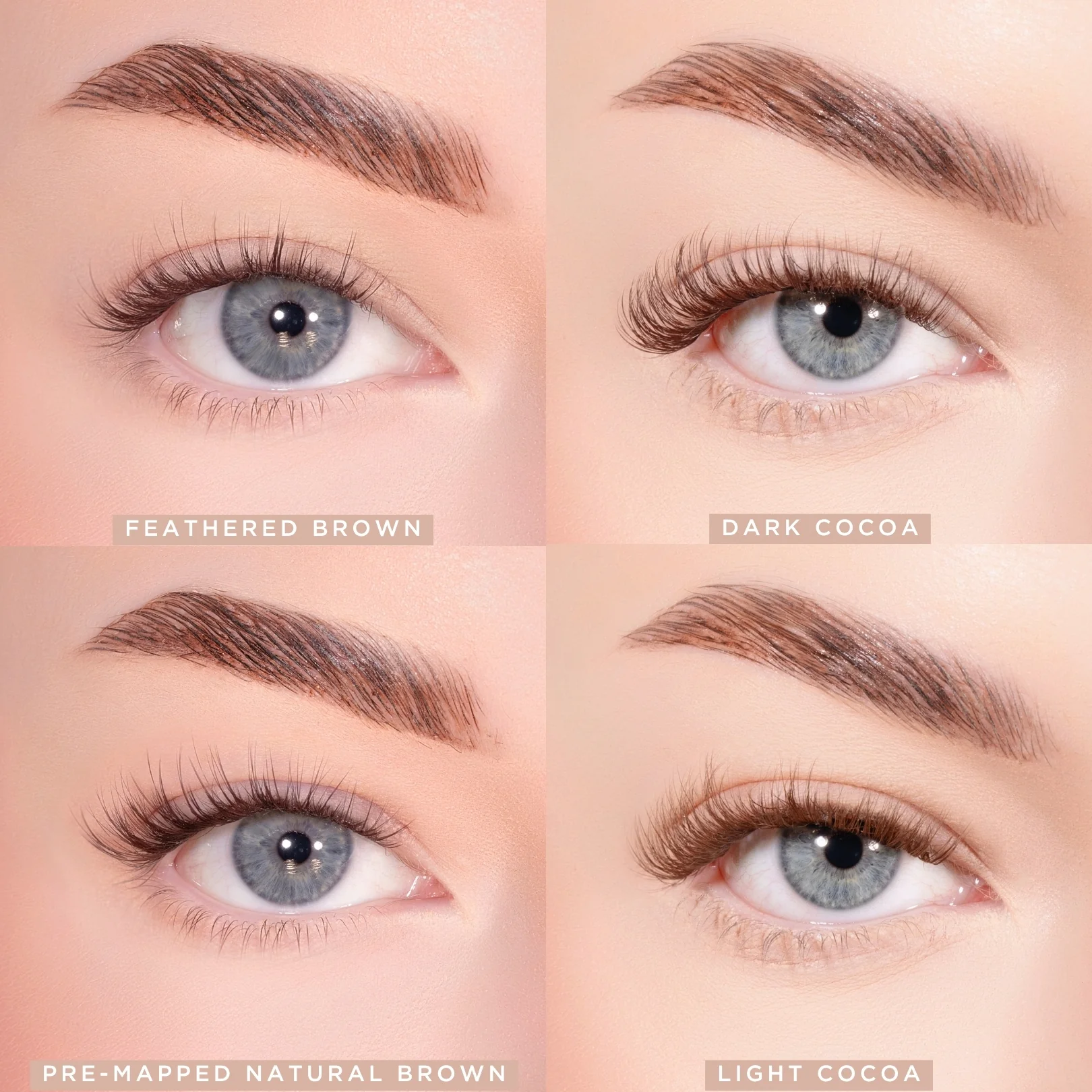 Soft Wisp Dark Brown Pre-Glued Lashes Set - Image 5