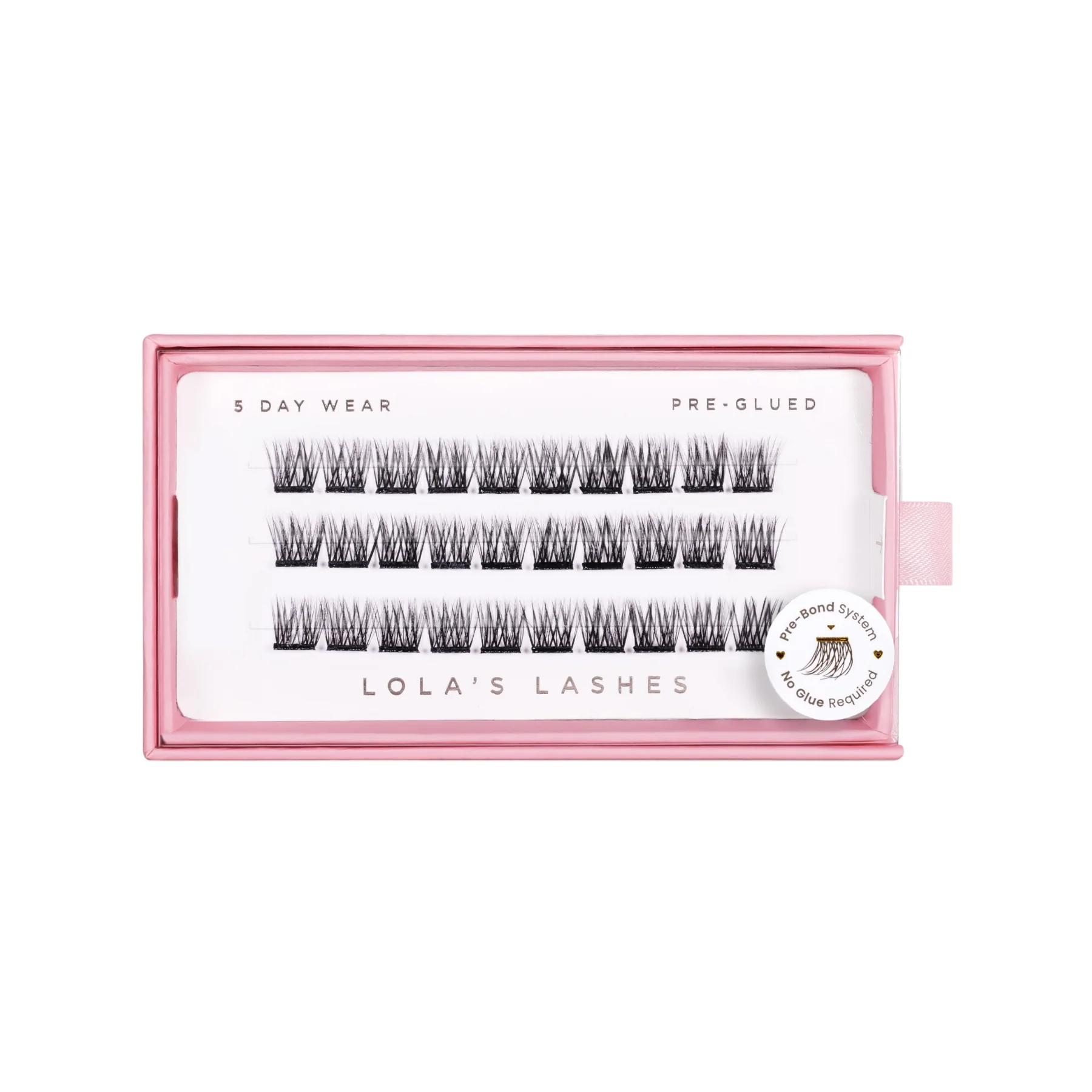 Subtle Density Single Length Pre-Glued Lashes - Image 2