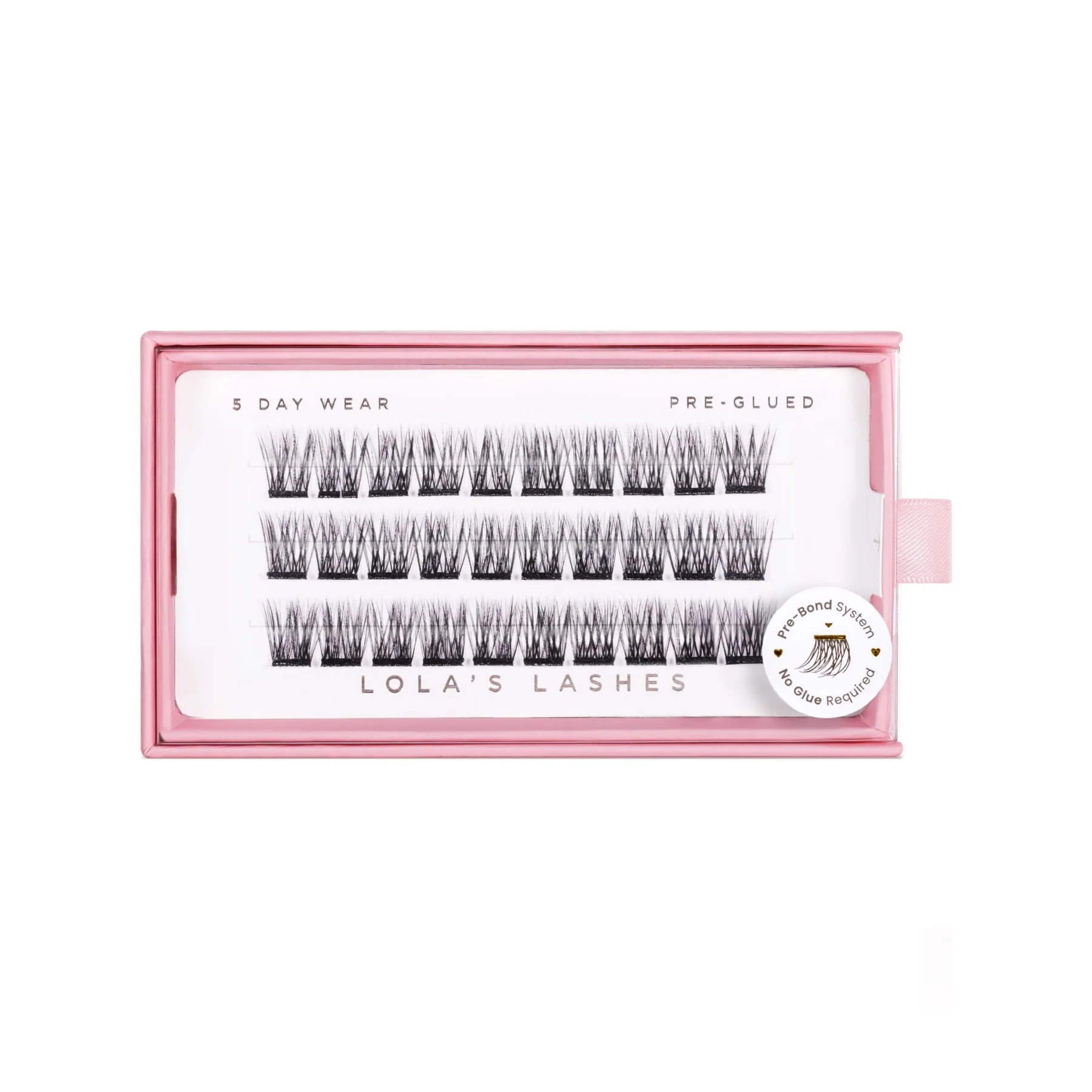 Subtle Density Single Length Pre-Glued Lashes - Image 3