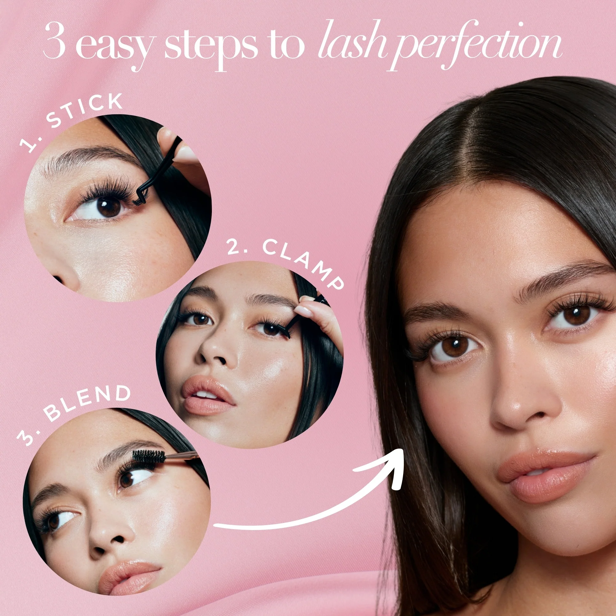 Tapered Single Length Pre-Glued Lashes - Image 4