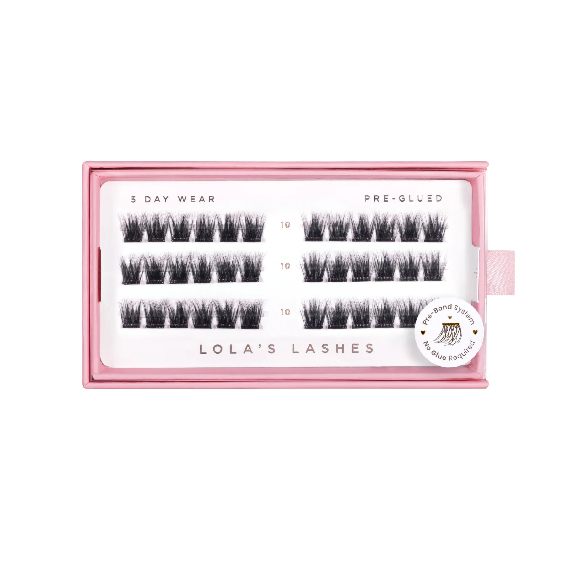 Wispy Volume Single Length Pre-Glued Lashes